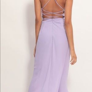 Chiffon Luxe Maxi Dress in Lavender